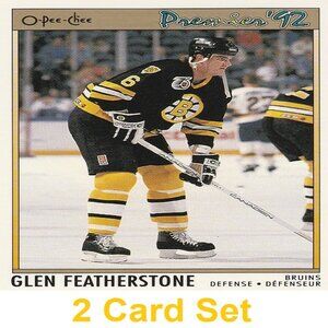 Glen Featherstone Hockey Card Collection